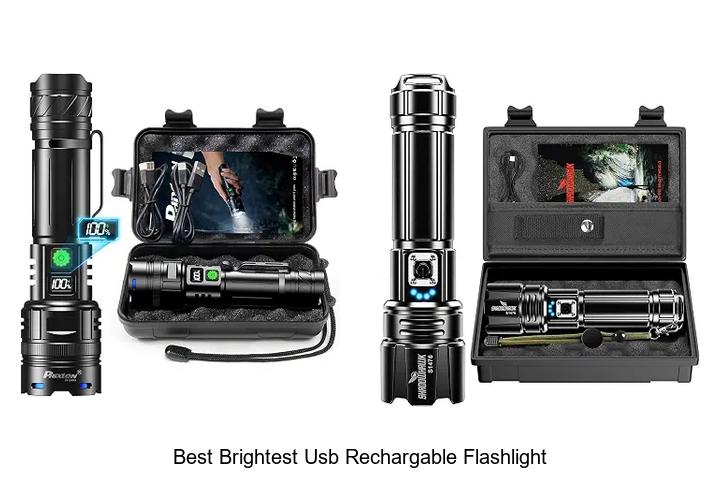 best brightest usb rechargable flashlight
