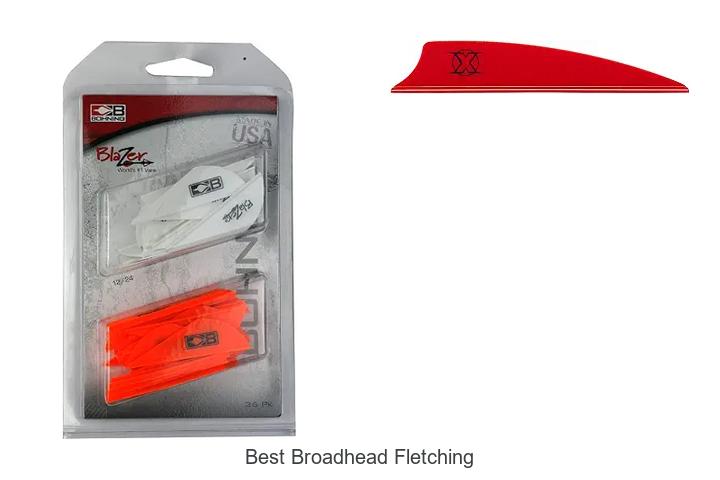 best broadhead fletching