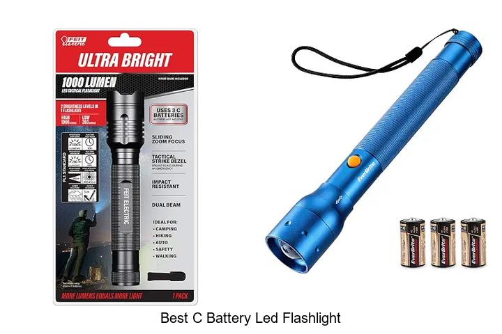 best c battery led flashlight
