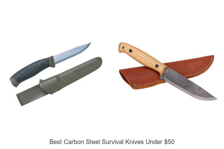 best carbon steel survival knives under 50