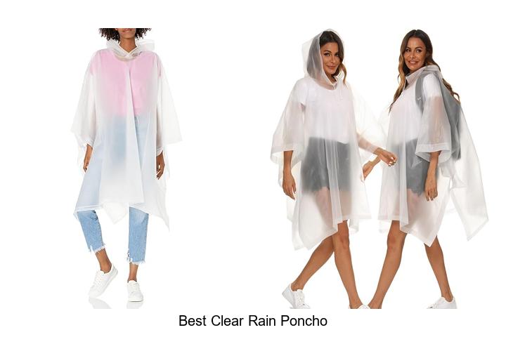 best clear rain poncho