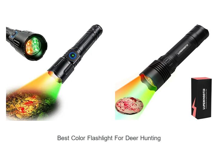 best color flashlight for deer hunting