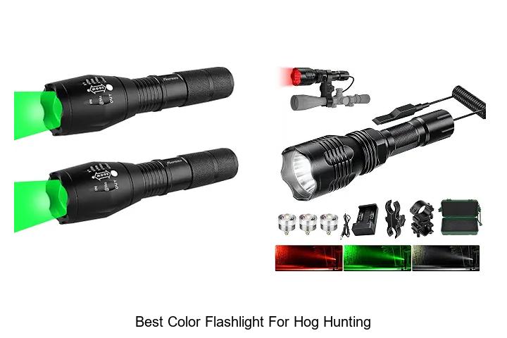 best color flashlight for hog hunting