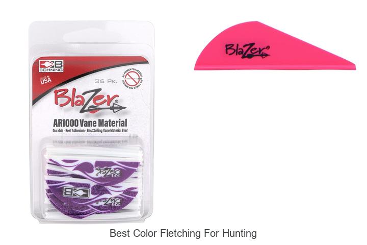 best color fletching for hunting