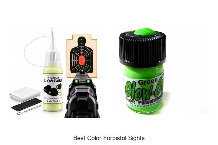 best color forpistol sights