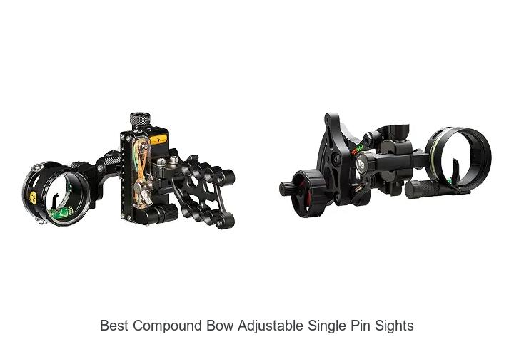 best compound bow adjustable single pin sights
