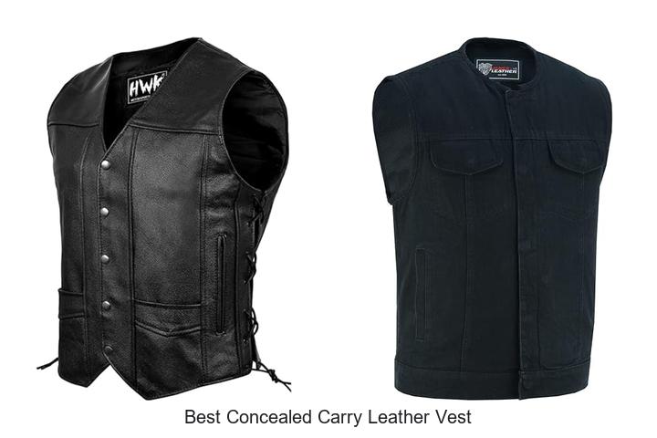 best concealed carry leather vest