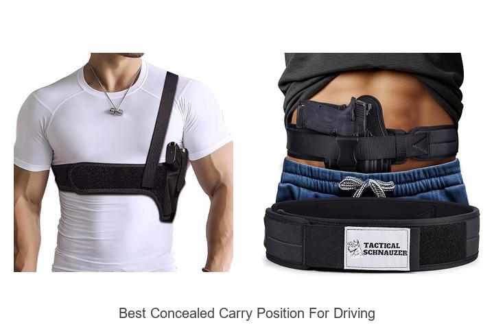 best concealed carry position for driving