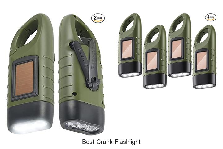 best crank flashlight