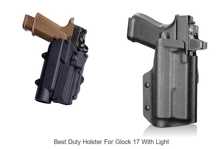 best duty holster for glock 17 with light