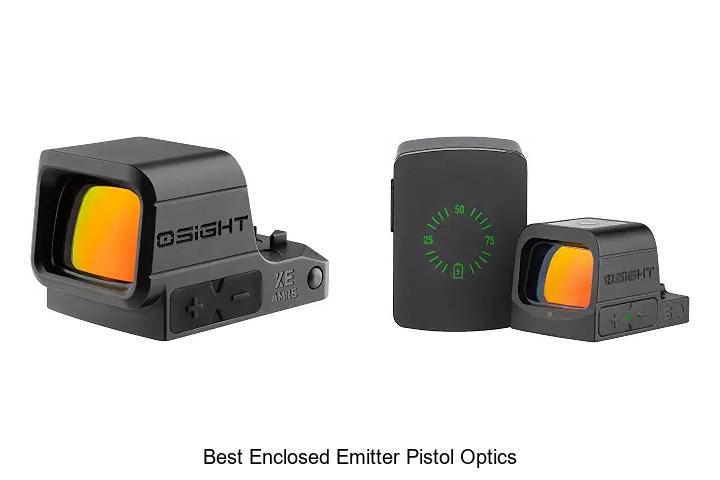 best enclosed emitter pistol optics