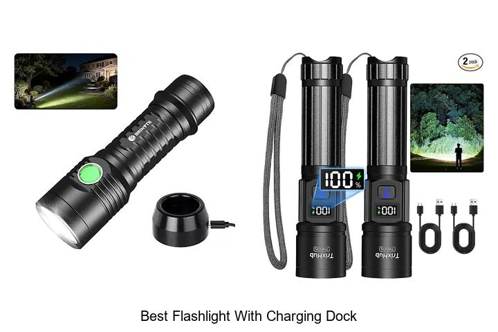 best flashlight with charging dock