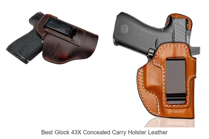 best glock 43x concealed carry holster leather
