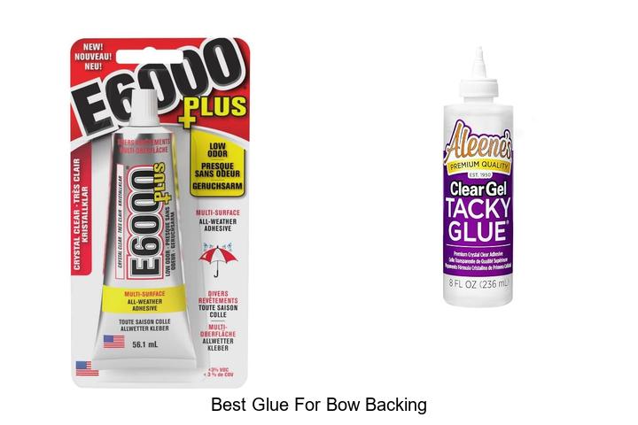 best glue for bow backing