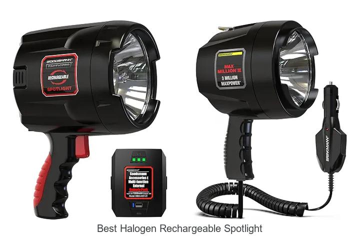 best halogen rechargeable spotlight