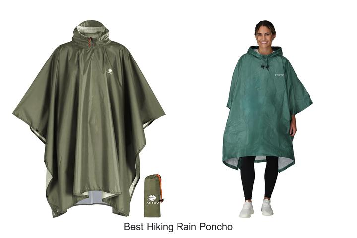 best hiking rain poncho