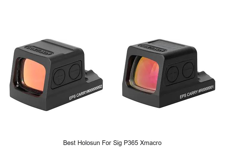 best holosun for sig p365 xmacro