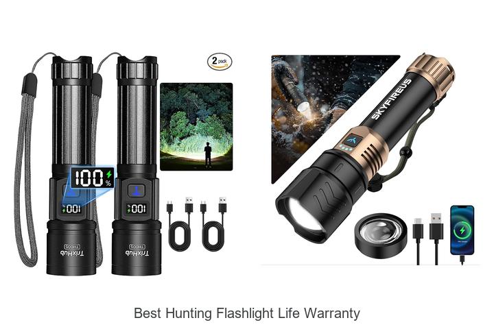 best hunting flashlight life warranty