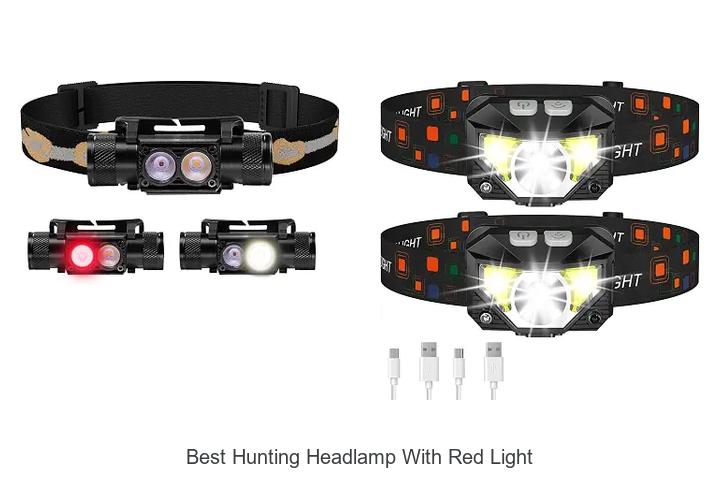 best hunting headlamp with red light