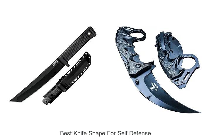 best knife shape for self defense