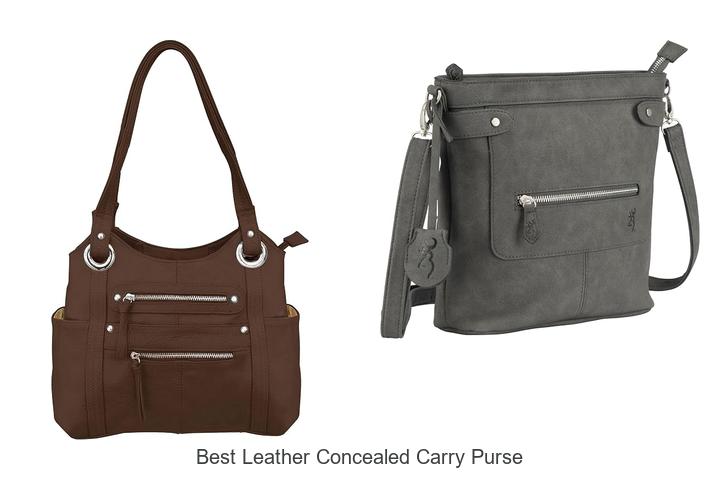 best leather concealed carry purse