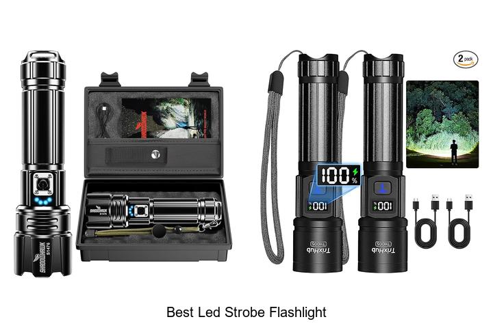 best led strobe flashlight