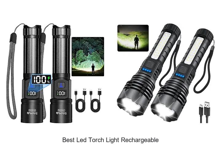 best led torch light rechargeable