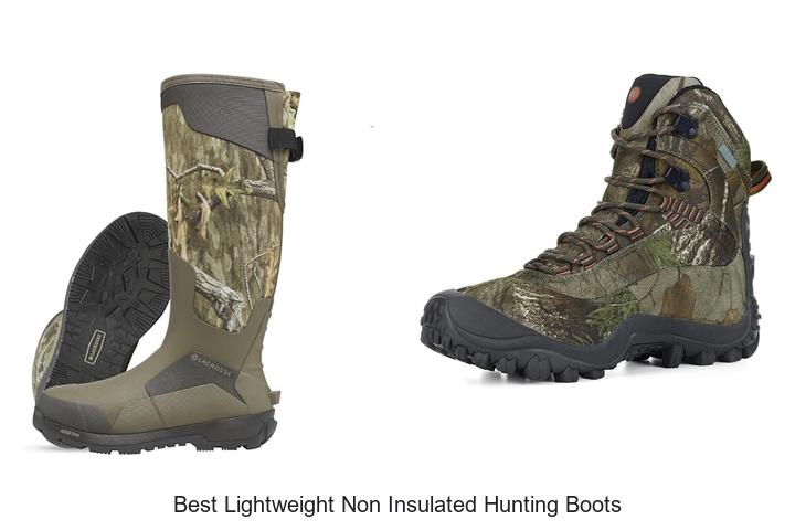 best lightweight non insulated hunting boots