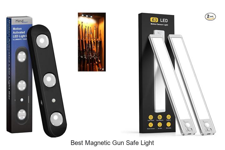 best magnetic gun safe light