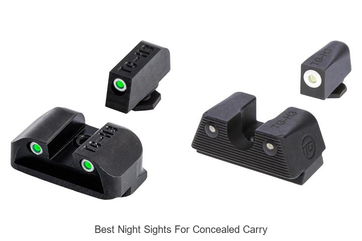 best night sights for concealed carry