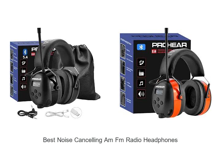 best noise cancelling am fm radio headphones