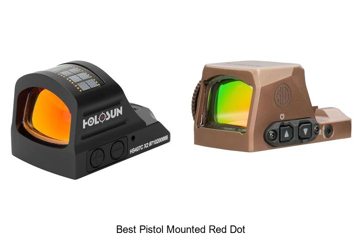 best pistol mounted red dot