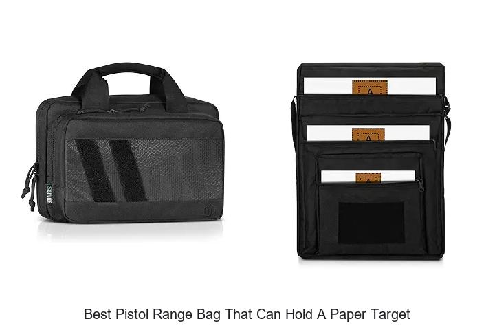 best pistol range bag that can hold a paper target