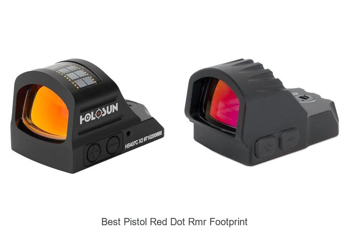 best pistol red dot rmr footprint