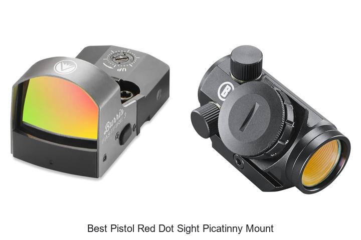 best pistol red dot sight picatinny mount