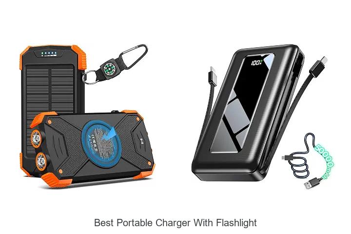best portable charger with flashlight
