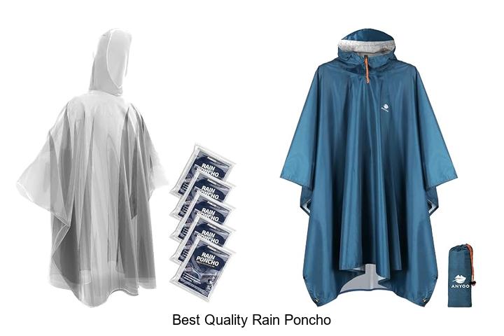 best quality rain poncho