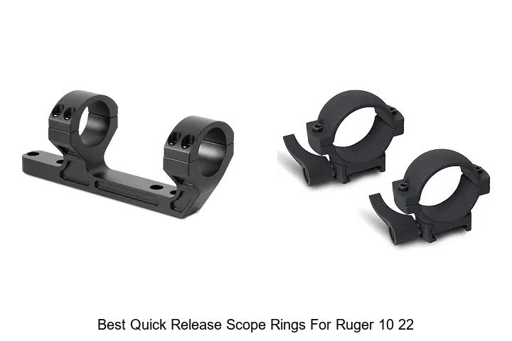 best quick release scope rings for ruger 10 22