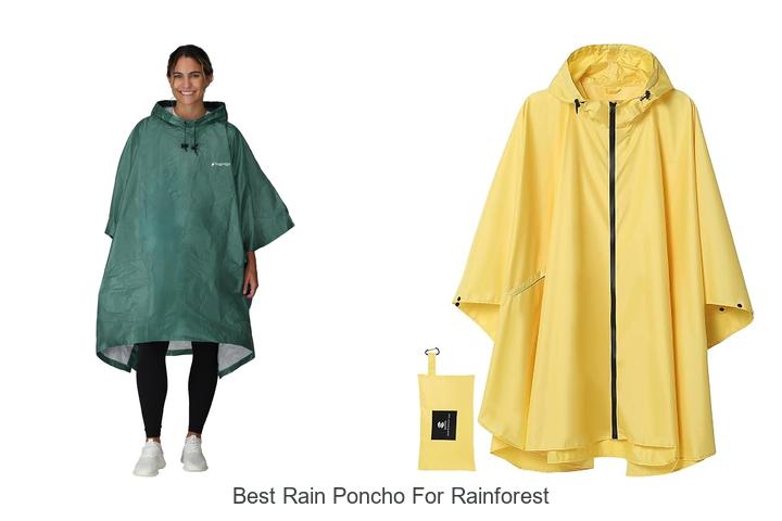 best rain poncho for rainforest