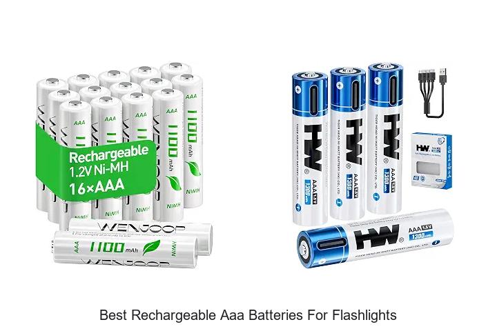 best rechargeable aaa batteries for flashlights