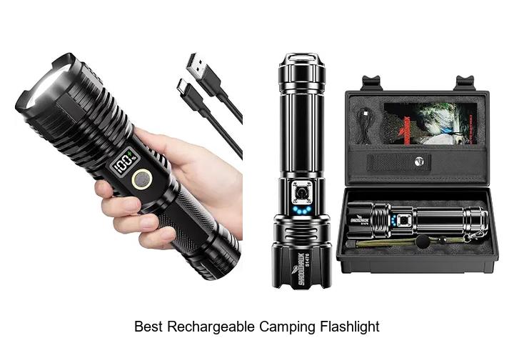 best rechargeable camping flashlight