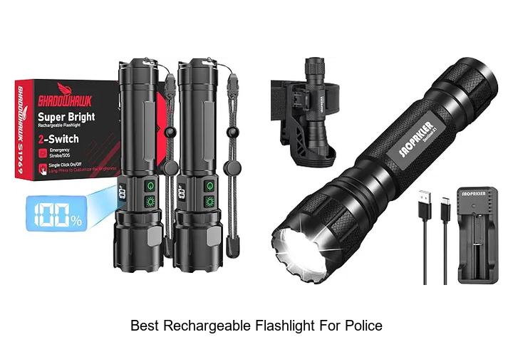 best rechargeable flashlight for police