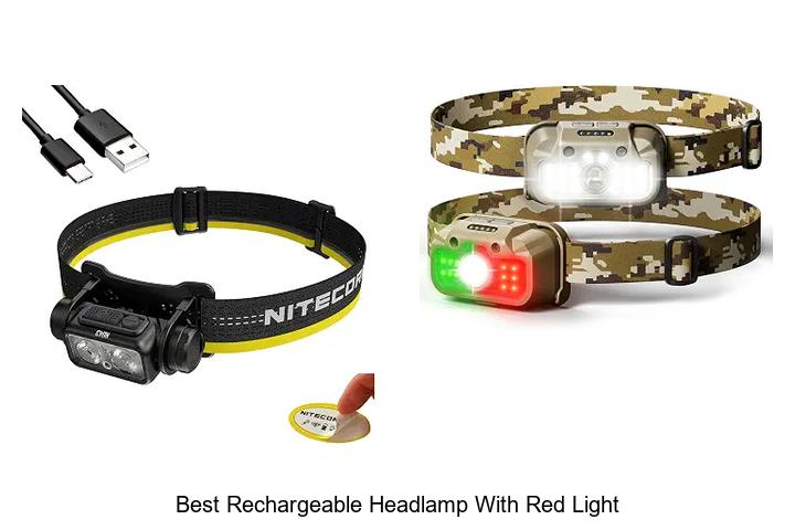 best rechargeable headlamp with red light
