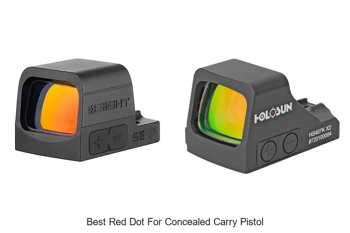 best red dot for concealed carry pistol