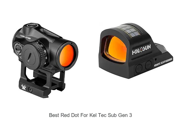best red dot for kel tec sub gen 3