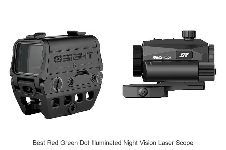 best red green dot illuminated night vision laser scope