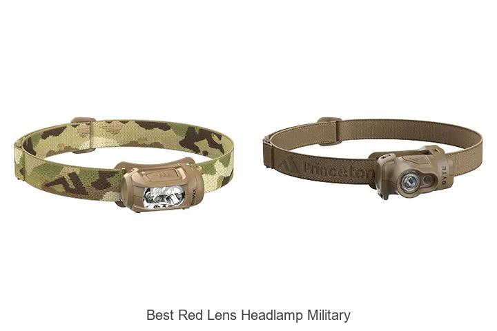 best red lens headlamp military