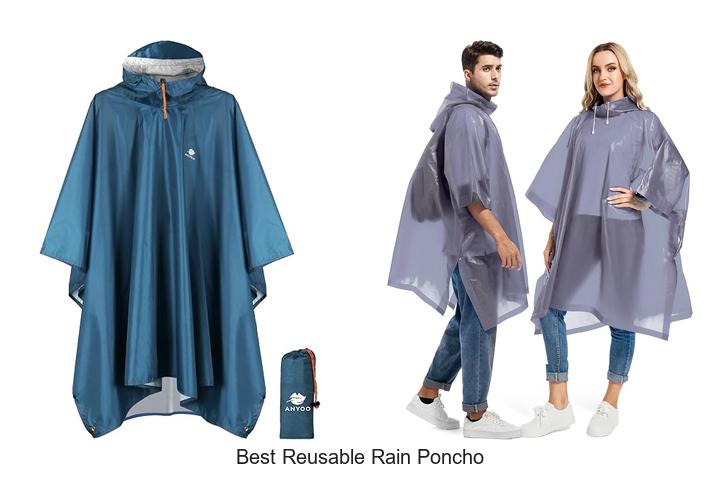 best reusable rain poncho