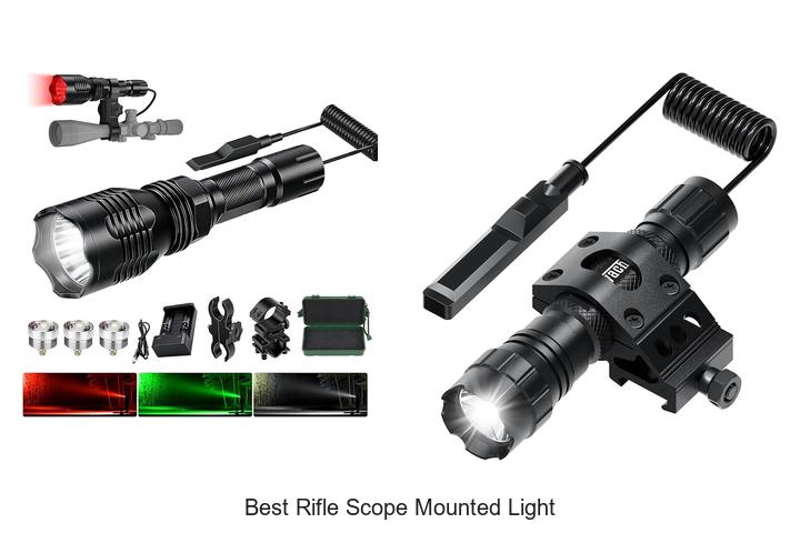 best rifle scope mounted light