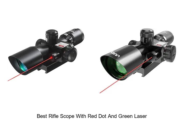 best rifle scope with red dot and green laser